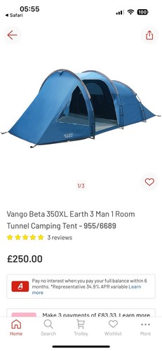 Vango beta 350xl person - 3,
